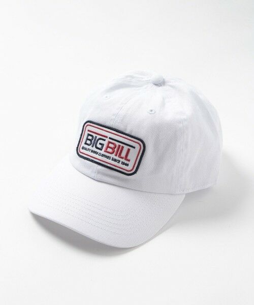 MEN'S BIGI / メンズビギ キャップ | 【BIG BILL/ビッグ ビル】別注ワッペンキャップ（ホワイト）