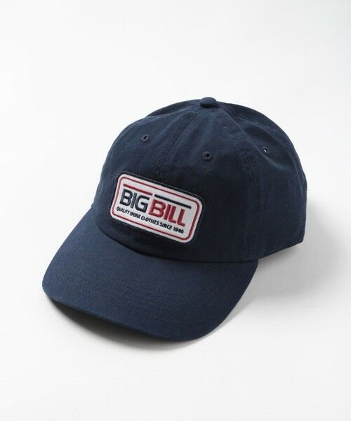 MEN'S BIGI / メンズビギ キャップ | 【BIG BILL/ビッグ ビル】別注ワッペンキャップ（ネイビー）