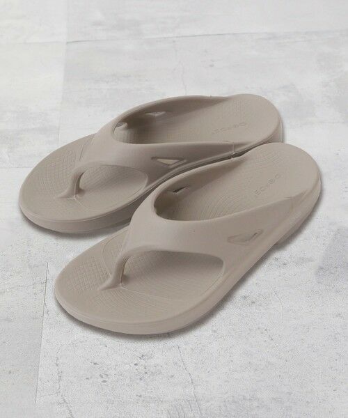 MEN'S BIGI / メンズビギ サンダル | 【OOFOS/ウーフォス】Ooriginal リカバリートングサンダル（ベージュ）