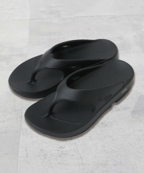 MEN'S BIGI / メンズビギ サンダル | 【OOFOS/ウーフォス】Ooriginal リカバリートングサンダル（ブラック）