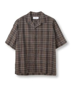 MEN'S BIGI / メンズビギ シャツ・ブラウス | マドラスチェックコットンオープンカラーシャツ