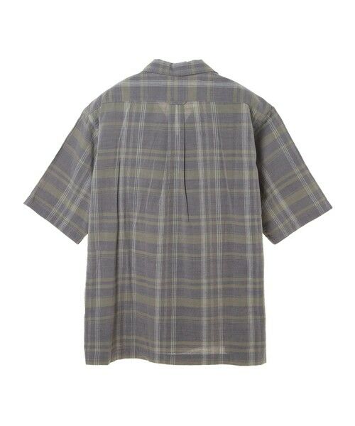 MEN'S BIGI / メンズビギ シャツ・ブラウス | マドラスチェックコットンオープンカラーシャツ | 詳細4