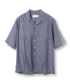 MEN'S BIGI / メンズビギ シャツ・ブラウス | コットンシルクオープンカラーシャツ