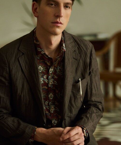 MEN'S BIGI / メンズビギ テーラードジャケット | コットンリネン楊柳サッカージャケット | 詳細23