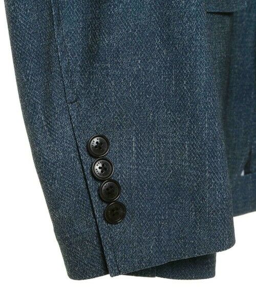 MEN'S BIGI / メンズビギ テーラードジャケット | 【COLE HAAN/コール ハーン】別注 トリコットメッシュデニムプリントジャケット＜吸水速乾/EASY CARE＞ | 詳細18