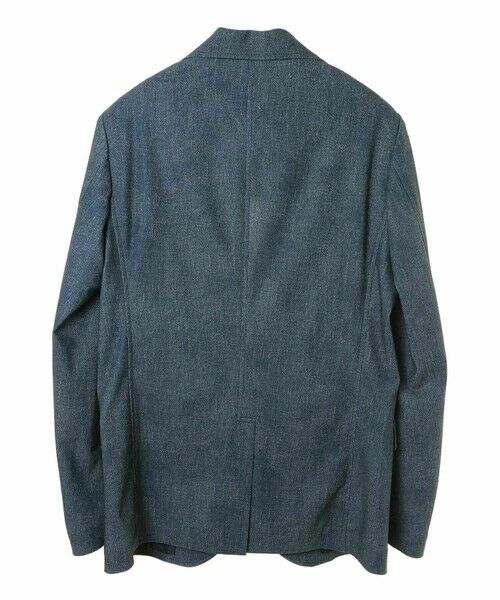 MEN'S BIGI / メンズビギ テーラードジャケット | 【COLE HAAN/コール ハーン】別注 トリコットメッシュデニムプリントジャケット＜吸水速乾/EASY CARE＞ | 詳細19