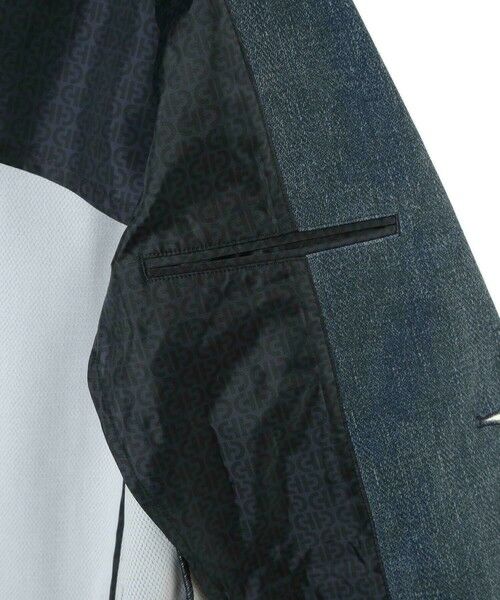 MEN'S BIGI / メンズビギ テーラードジャケット | 【COLE HAAN/コール ハーン】別注 トリコットメッシュデニムプリントジャケット＜吸水速乾/EASY CARE＞ | 詳細22
