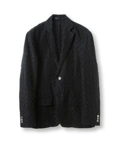 MEN'S BIGI / メンズビギ テーラードジャケット | リネン混ジャカードライトジャケット<ドライタッチ>
