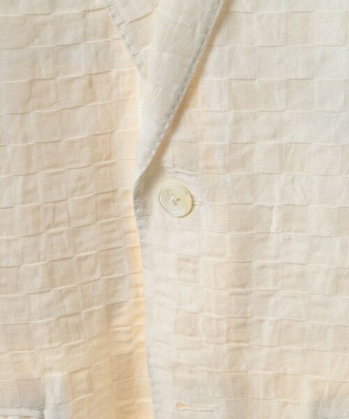 MEN'S BIGI / メンズビギ テーラードジャケット | リネン混ジャカードライトジャケット<ドライタッチ> | 詳細6