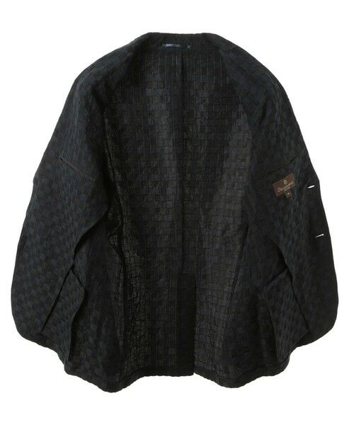 MEN'S BIGI / メンズビギ テーラードジャケット | リネン混ジャカードライトジャケット<ドライタッチ> | 詳細12