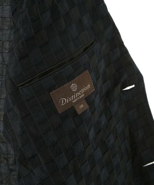 MEN'S BIGI / メンズビギ テーラードジャケット | リネン混ジャカードライトジャケット<ドライタッチ> | 詳細13