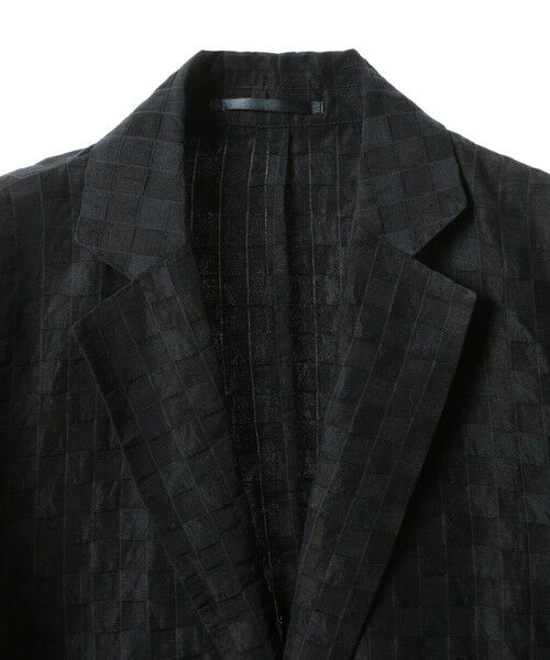 MEN'S BIGI / メンズビギ テーラードジャケット | リネン混ジャカードライトジャケット<ドライタッチ> | 詳細7