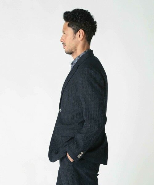 MEN'S BIGI / メンズビギ テーラードジャケット | 楊柳ジオメトリックプリントジャケット | 詳細3