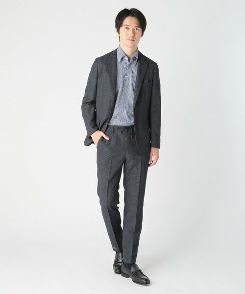 MEN'S BIGI / メンズビギ テーラードジャケット | 千鳥柄カラミストレッチジャケット | 詳細2