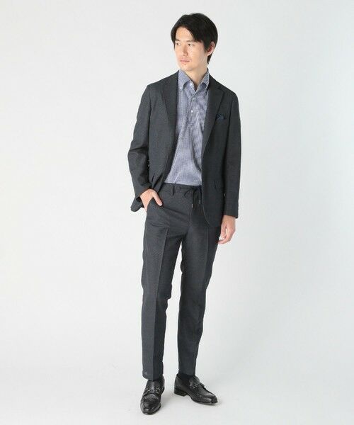MEN'S BIGI / メンズビギ テーラードジャケット | 千鳥柄カラミストレッチジャケット | 詳細3