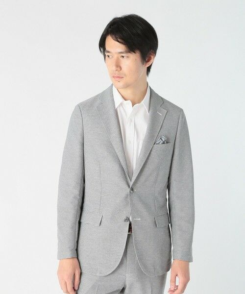 MEN'S BIGI / メンズビギ テーラードジャケット | 千鳥柄カラミストレッチジャケット | 詳細6