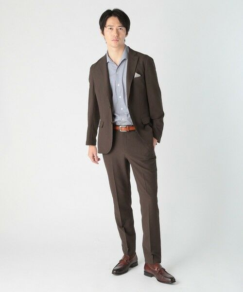 MEN'S BIGI / メンズビギ テーラードジャケット | DOTAIRライトウエイトサッカージャケット | 詳細6