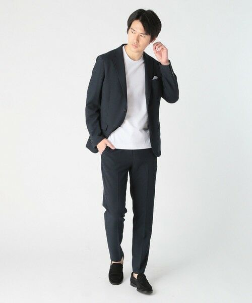 MEN'S BIGI / メンズビギ テーラードジャケット | DOTAIRライトウエイトサッカージャケット | 詳細8