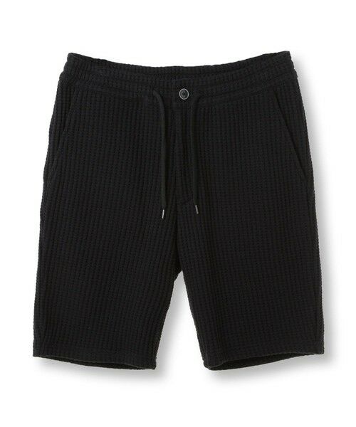 MEN'S BIGI / メンズビギ ショート・ハーフ・半端丈パンツ | オニワッフルイージーパンツ（ブラック）