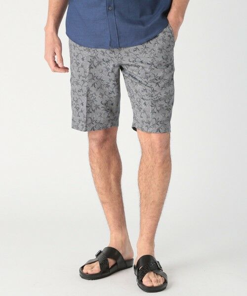 MEN'S BIGI / メンズビギ ショート・ハーフ・半端丈パンツ | ジャガードハーフパンツ | 詳細1