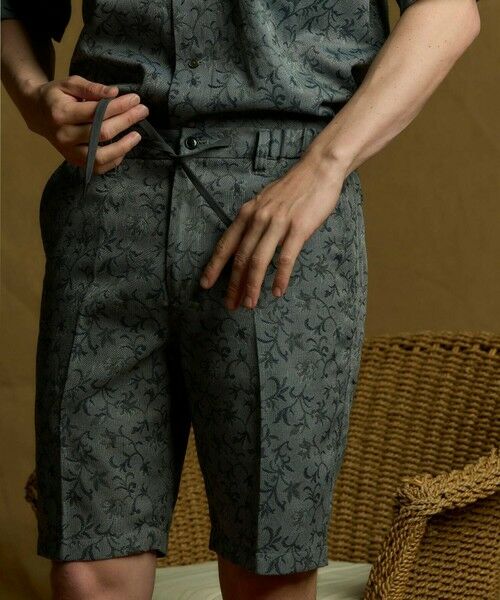 MEN'S BIGI / メンズビギ ショート・ハーフ・半端丈パンツ | ジャガードハーフパンツ | 詳細7