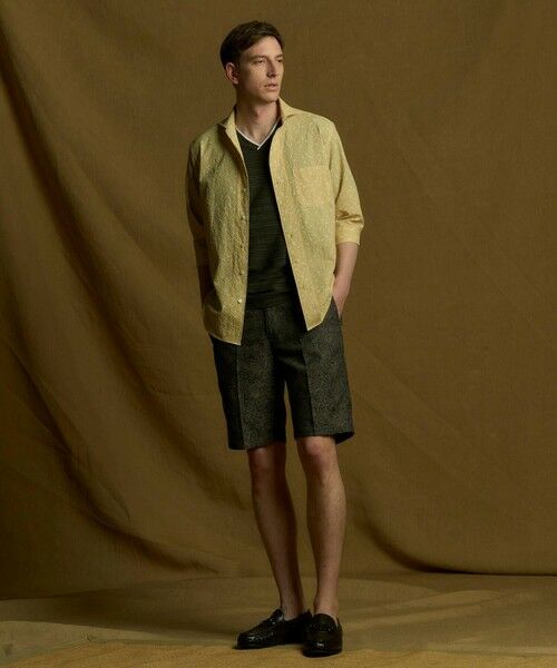 MEN'S BIGI / メンズビギ ショート・ハーフ・半端丈パンツ | ジャガードハーフパンツ | 詳細24