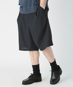 MEN'S BIGI / メンズビギ ショート・ハーフ・半端丈パンツ | トロピカル素材ワイドハーフパンツ