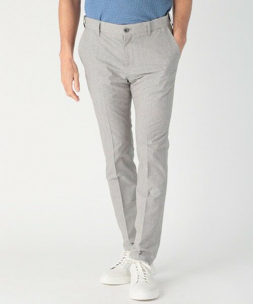 MEN'S BIGI / メンズビギ スラックス・ドレスパンツ | COOL DOTS メランジプリントスラックスパンツ〈イージーケア/吸水速乾〉 | 詳細1