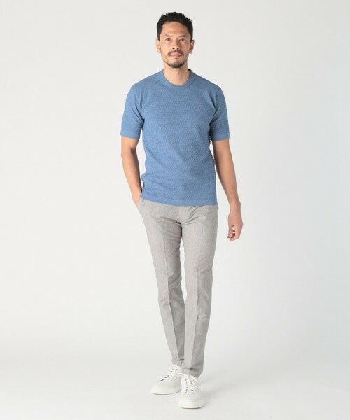 MEN'S BIGI / メンズビギ スラックス・ドレスパンツ | COOL DOTS メランジプリントスラックスパンツ〈イージーケア/吸水速乾〉 | 詳細4