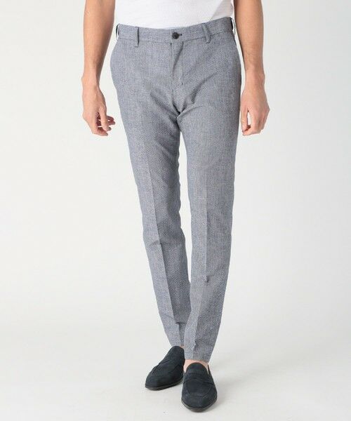 MEN'S BIGI / メンズビギ スラックス・ドレスパンツ | COOL DOTS メランジプリントスラックスパンツ〈イージーケア/吸水速乾〉 | 詳細13