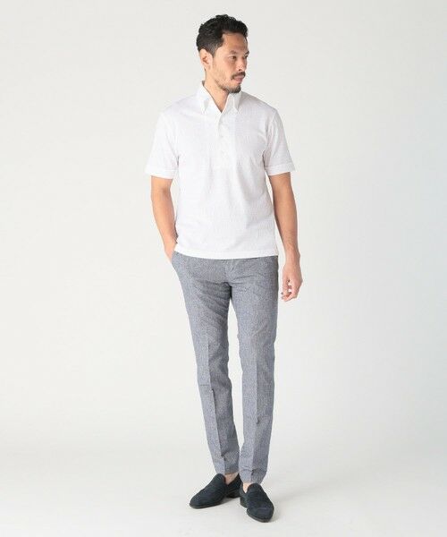 MEN'S BIGI / メンズビギ スラックス・ドレスパンツ | COOL DOTS メランジプリントスラックスパンツ〈イージーケア/吸水速乾〉 | 詳細14