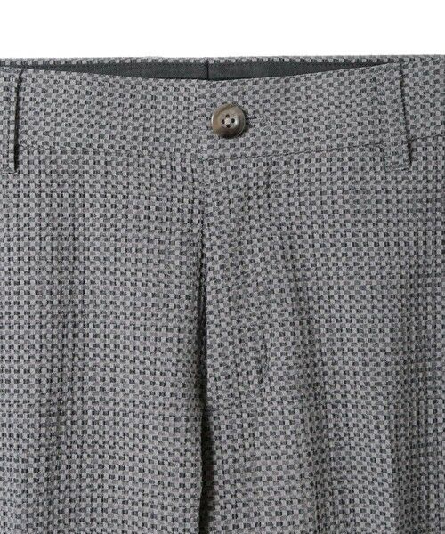 MEN'S BIGI / メンズビギ スラックス・ドレスパンツ | 3Dサッカープリントストレッチパンツ<EASY CARE> | 詳細6