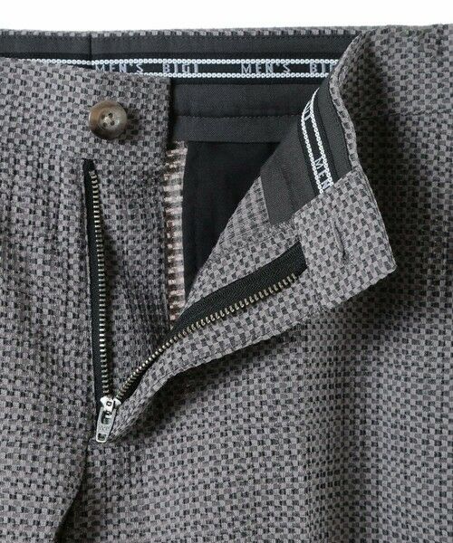 MEN'S BIGI / メンズビギ スラックス・ドレスパンツ | 3Dサッカープリントストレッチパンツ<EASY CARE> | 詳細7