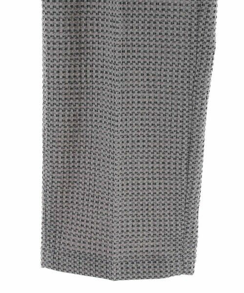 MEN'S BIGI / メンズビギ スラックス・ドレスパンツ | 3Dサッカープリントストレッチパンツ<EASY CARE> | 詳細9