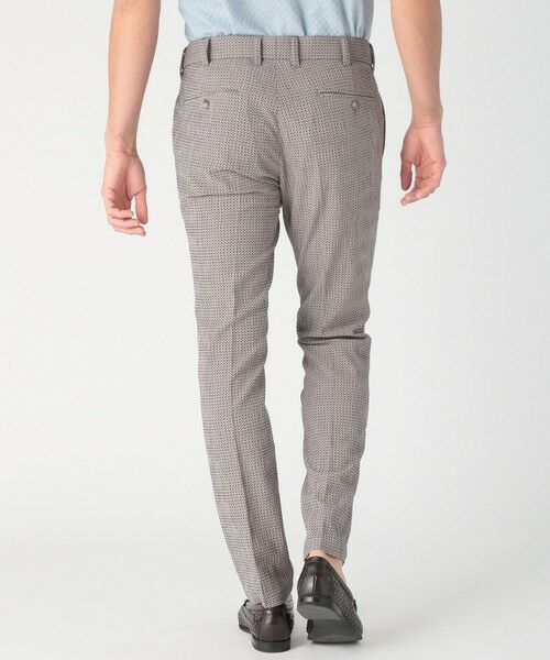 MEN'S BIGI / メンズビギ スラックス・ドレスパンツ | 3Dサッカープリントストレッチパンツ<EASY CARE> | 詳細3