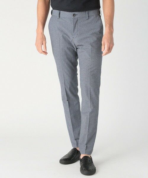 MEN'S BIGI / メンズビギ スラックス・ドレスパンツ | 3Dサッカープリントストレッチパンツ<EASY CARE> | 詳細12