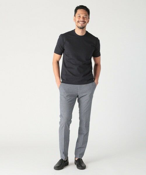 MEN'S BIGI / メンズビギ スラックス・ドレスパンツ | 3Dサッカープリントストレッチパンツ<EASY CARE> | 詳細13