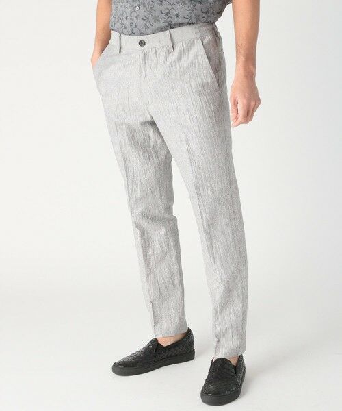 MEN'S BIGI / メンズビギ その他パンツ | コットンリネン楊柳サッカースラックスパンツ | 詳細1