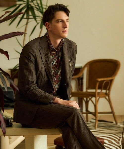 MEN'S BIGI / メンズビギ その他パンツ | コットンリネン楊柳サッカースラックスパンツ | 詳細19