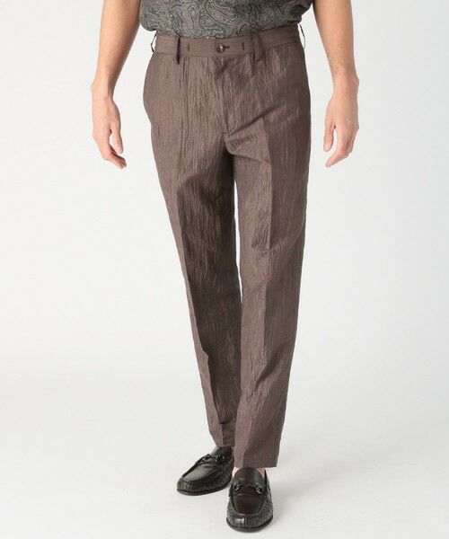 MEN'S BIGI / メンズビギ その他パンツ | コットンリネン楊柳サッカースラックスパンツ | 詳細15