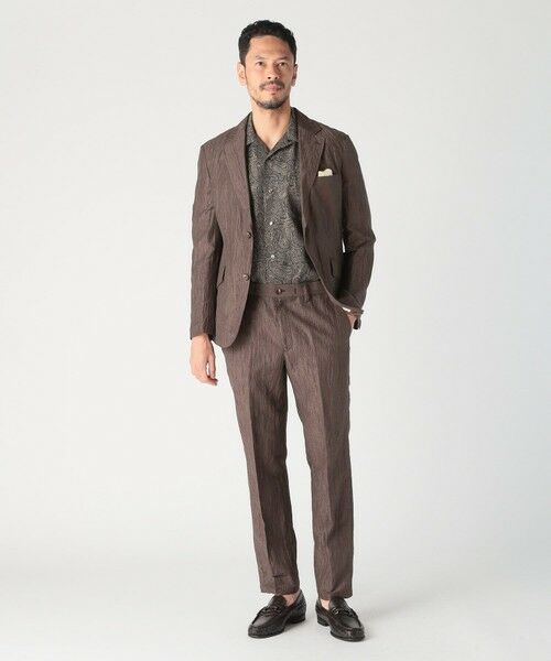 MEN'S BIGI / メンズビギ その他パンツ | コットンリネン楊柳サッカースラックスパンツ | 詳細16