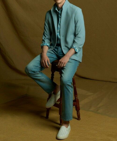 MEN'S BIGI / メンズビギ デニムパンツ | 【DENHAM/デンハム】別注カラー RAZORハイストレッチデニム | 詳細16