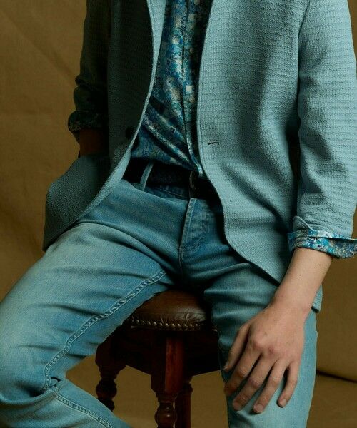 MEN'S BIGI / メンズビギ デニムパンツ | 【DENHAM/デンハム】別注カラー RAZORハイストレッチデニム | 詳細17