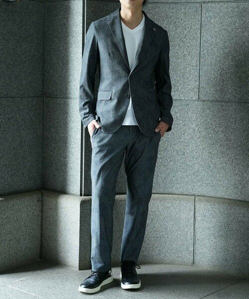 MEN'S BIGI / メンズビギ その他パンツ | 【COLE HAAN/コール ハーン】別注 トリコットメッシュデニムプリント ストレッチパンツ＜吸水速乾/EASY CARE＞ | 詳細8