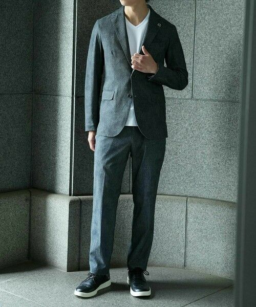 MEN'S BIGI / メンズビギ その他パンツ | 【COLE HAAN/コール ハーン】別注 トリコットメッシュデニムプリント ストレッチパンツ＜吸水速乾/EASY CARE＞ | 詳細9