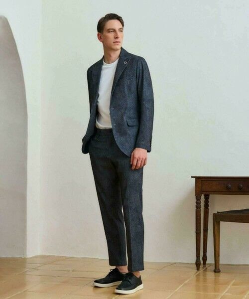 MEN'S BIGI / メンズビギ その他パンツ | 【COLE HAAN/コール ハーン】別注 トリコットメッシュデニムプリント ストレッチパンツ＜吸水速乾/EASY CARE＞ | 詳細10