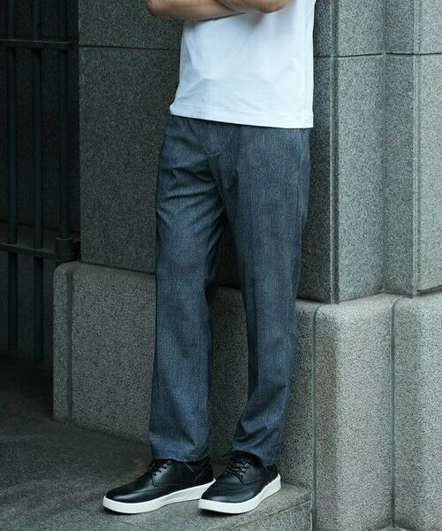 MEN'S BIGI / メンズビギ その他パンツ | 【COLE HAAN/コール ハーン】別注 トリコットメッシュデニムプリント ストレッチパンツ＜吸水速乾/EASY CARE＞ | 詳細3