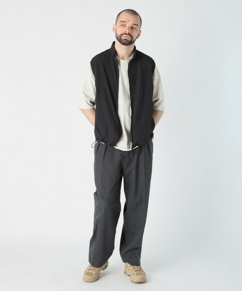 MEN'S BIGI / メンズビギ スラックス・ドレスパンツ | トロピカル素材ワイドスラックス | 詳細1