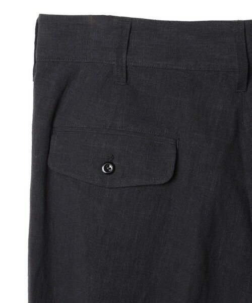 MEN'S BIGI / メンズビギ スラックス・ドレスパンツ | リネンミックスワイドスラックスパンツ | 詳細9