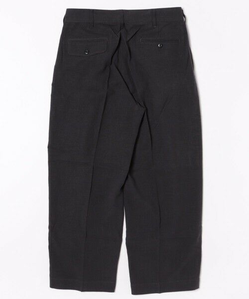 MEN'S BIGI / メンズビギ スラックス・ドレスパンツ | リネンミックスワイドスラックスパンツ | 詳細12
